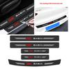 4pc Carbon fiber threshold sticker for cars Pedal protection sticker For Dacia Dokker Jogger Duster Spring Bigster Lodgy