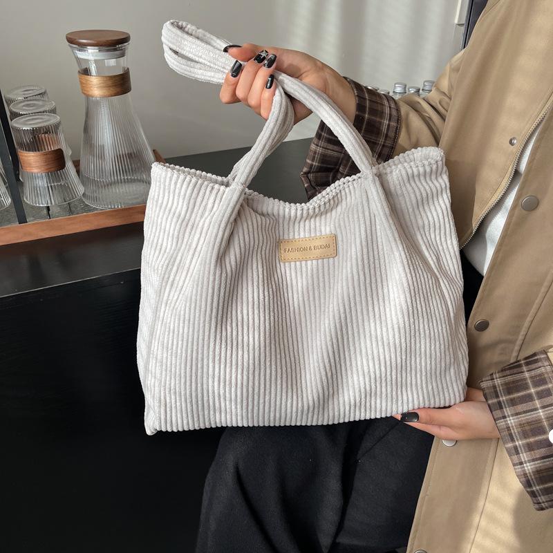 

2025 Early Spring Korean Style Solid Color Shoulder & Tote Bag for Women жёлтый