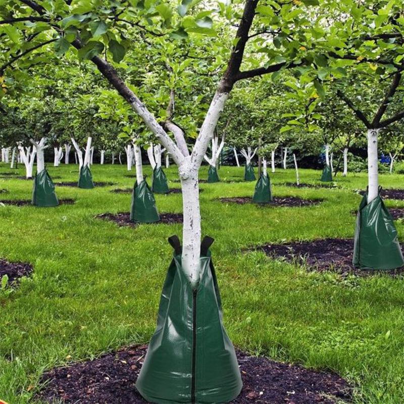 20galonové PE opakovaně použitelné zavlažovací vaky pro zemědělství, stromy, pomalé uvolňování, kapková závlaha, zahradní rostliny, automatické kapkové závlahové zařízení