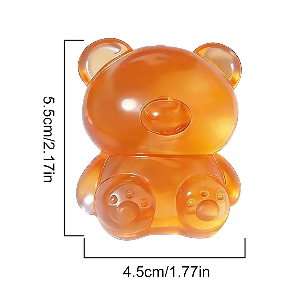 Cute Bear Sensory Toy Animal Bear Soft Slow Rising Toy Fun Animal Shape Squishies Easter Basket Stuffers for Adults Party Favors