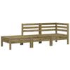 Vidaxl Ogrodowa Sofa 3-Osobowa, Impregnowane Drewno Sosnowe