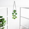 Handmade Stained Glass Succulent Plant Window Hanging, Tiffany Style Indoor Wall Window Panels Decor, 10.47 * 5.1 Inch