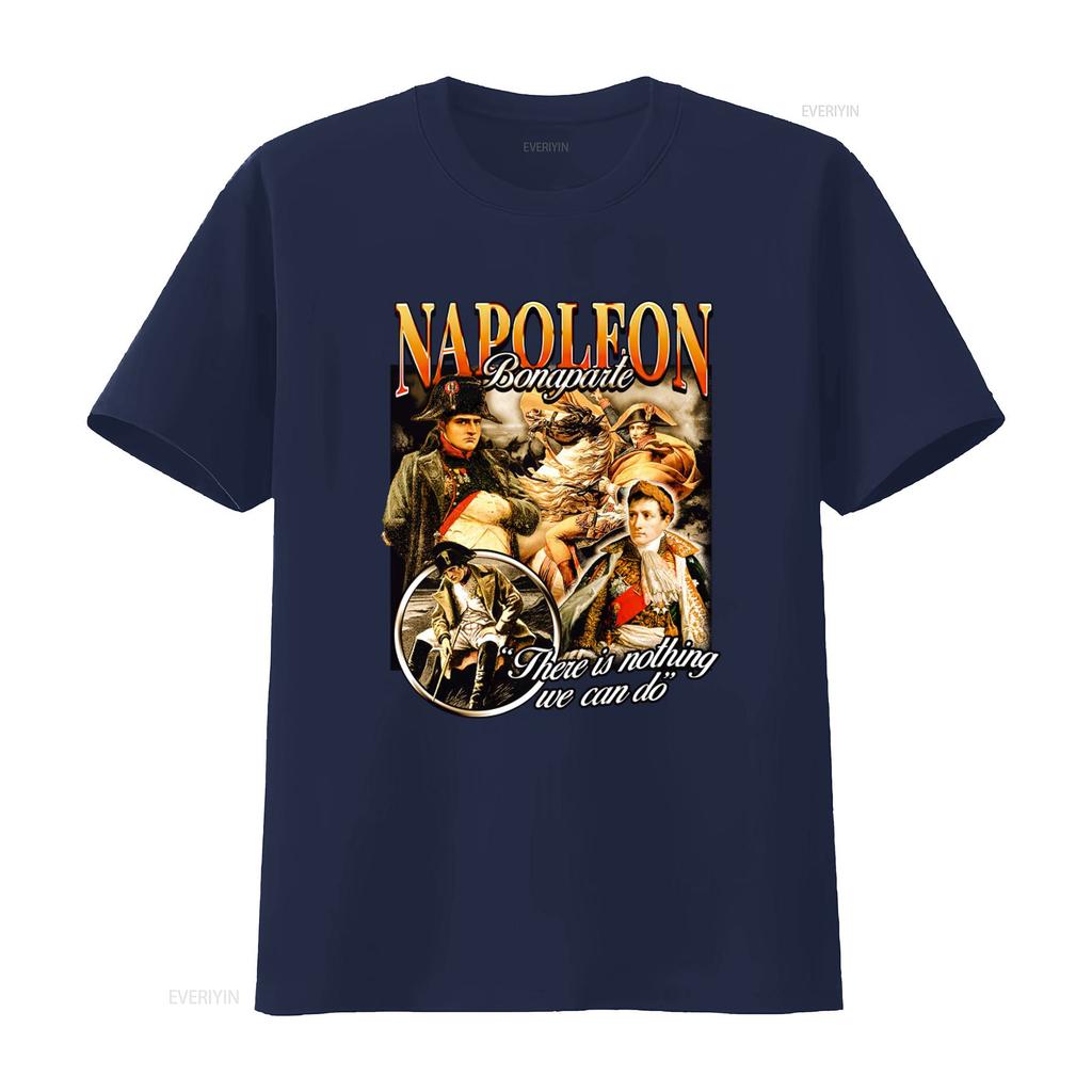 Vintage 90s Stijl Napoleon Bonaparte T-shirt Er Is Niets Dat We Kunnen Doen vintage Gewassen Casual Unisex man Licht