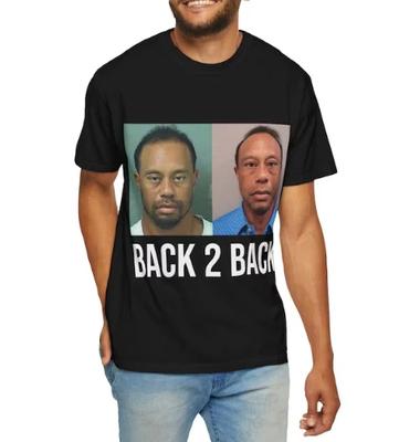 Back 2 Back Fahndungsfoto T-Shirt | Grafik-T-Shirt, Lustige Golf-Parodie, Meme-Shirt