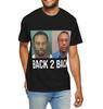 Back 2 Back Mugshot Photo T-Shirt | Graphic Tee, Funny Golf Parody, Meme Shirt