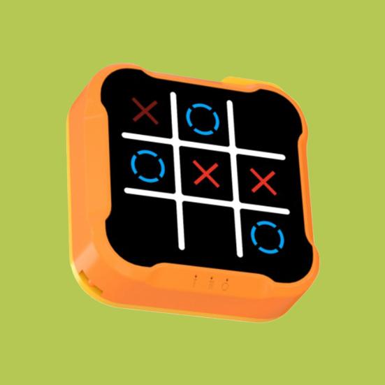 Consolă de jocuri educaționale XO, jucărie multifuncțională, puzzle, șah, joc de memorie, 3 în 1, interactiv electric