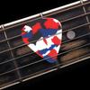 100PCS 0.46mm Thin Gauge Guitar Picks Mixed Colors Bass Guitar Picks Celluloid Plectrums  For Guitar