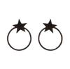 Stainless Steel Hip-Hop Punk Smiley Face & Cupid Angel Earrings