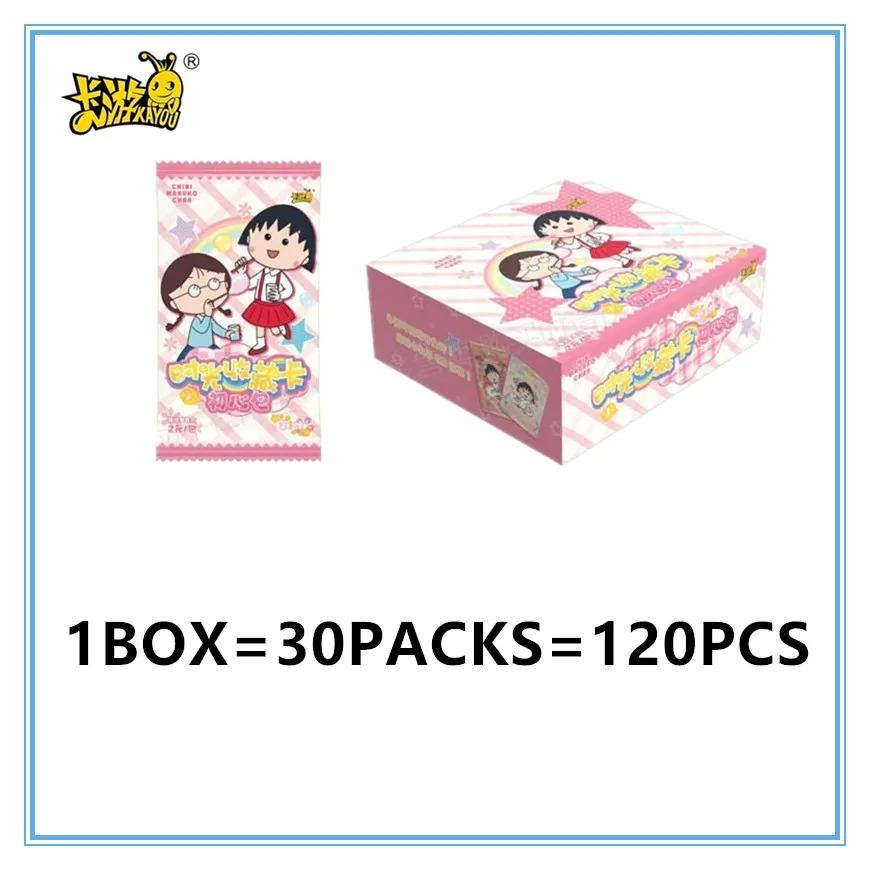 KA YOU New Production Chibi MarukoChan Time Collection Card Initial Pericardium Anime Toy Children s Holiday Gifts