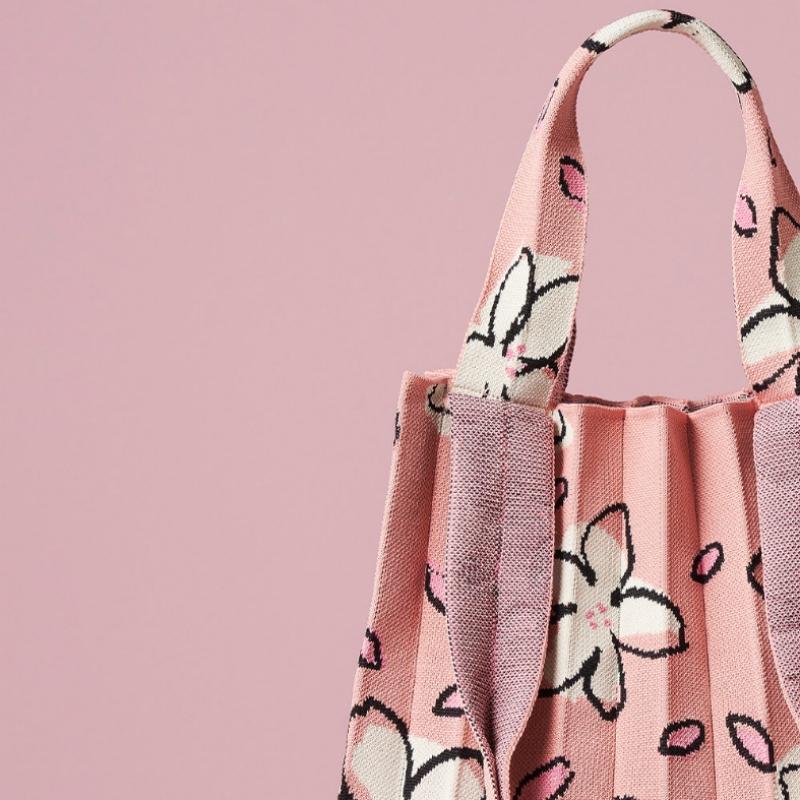 Pleatsmama Kirschblüten-Edition Zweifach-Shopper-Tasche 3 Typen zur Auswahl