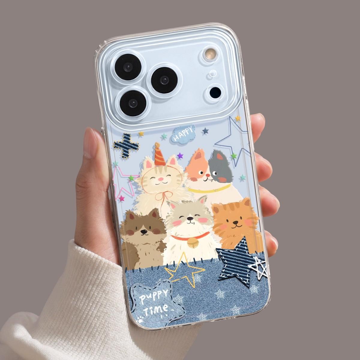 

Cowboy Dog for Apple 17 Phone Case for IPhone 16 Promax Cartoon 15 Plus New 14 Full Pack For Apple 6