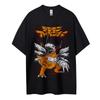 Summer Hot Sale Digimon Cotton Round Neck Anime T-shirt Men Women Graphic Oversized T Shirt Breathable Streetwear Casual Tees