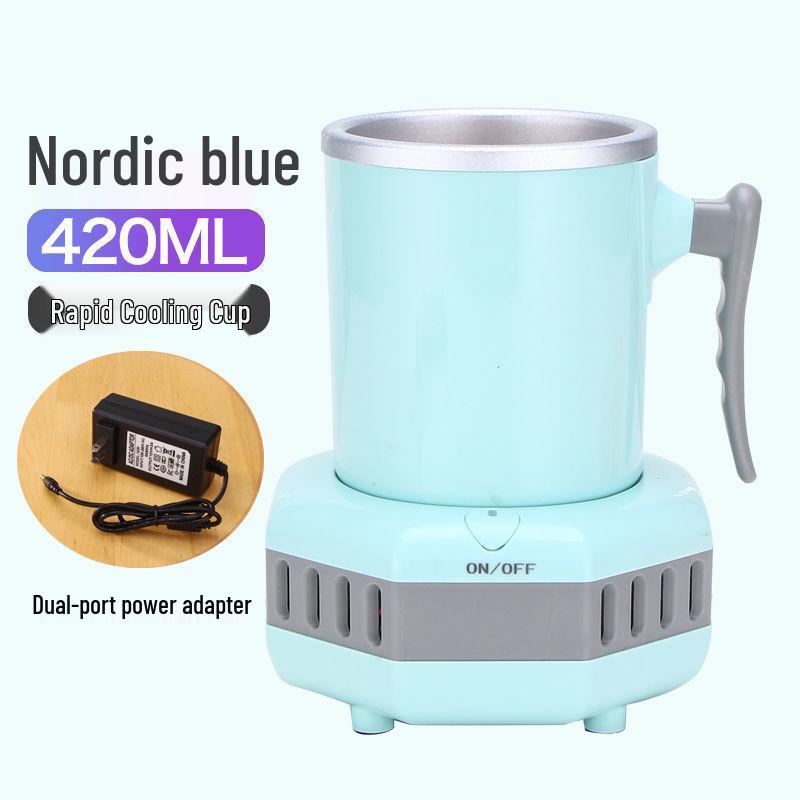 Portable Rapid Cooling Cup - Quick Chill Student Drinkware for Dorm or Office