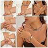 2/3 Stück Punk Wassertropfen Torques Choker Halskette Verstellbare Ringe Party Grunge Schmuckset Braut