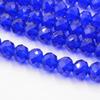 Dark Blue Multicolor 4/6mm 145pcs Rondelle Austria Faceted Crystal Glass Beads Loose Spacer Round Beads for DIY Jewelry Making