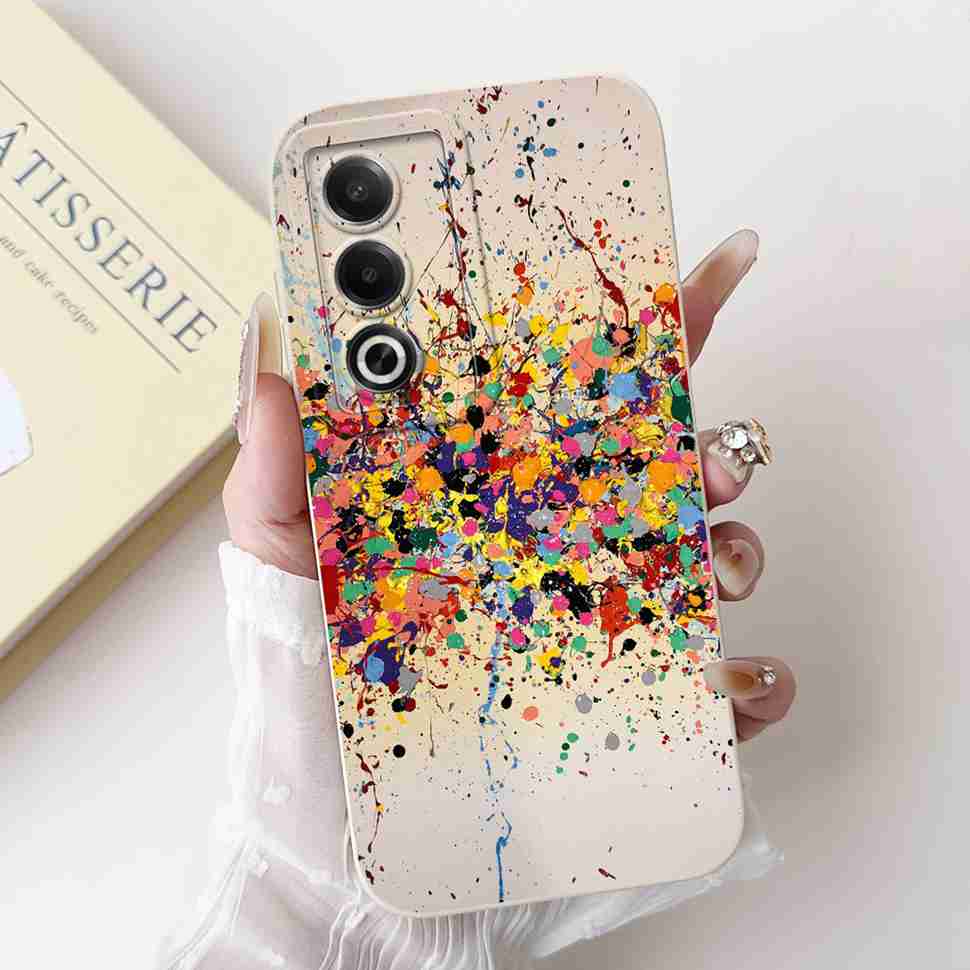 

For Oppo A80 5G Case Luxury Art Painted Cover Soft Silicone Phone Case For Oppo A 80 A80 CPH2639 Back Cover Fundas Coque Capa OPPO A80