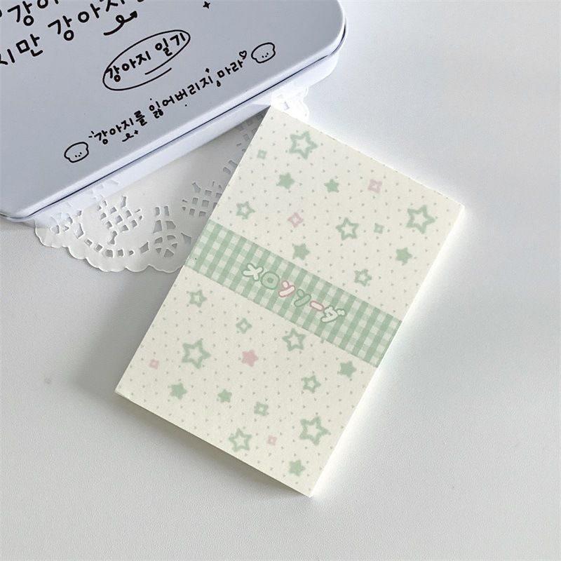 1book Cute sticky and tearable note book, student high-value notebook material book