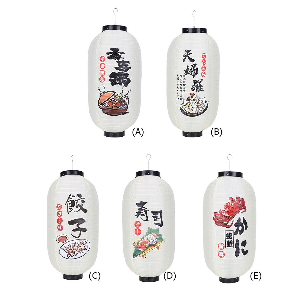 Cloth Decorative Lanterns Long-term Use Without Light Outside Lanterns Lightweight Hook 2 Sides Painting for Holiday Decoration