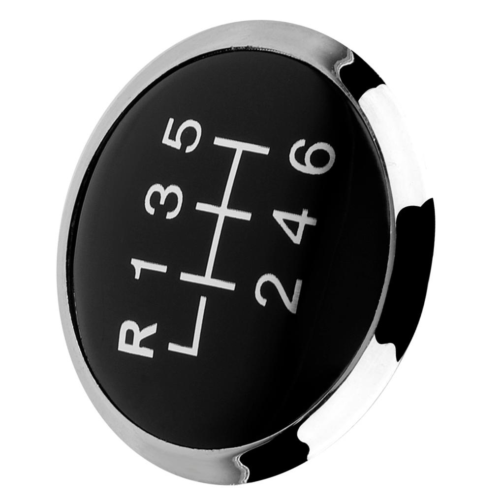 Car 6 Speed Gear Shift Knob Stick Cover Emblem Badge Cap Trim for T5 T5.1 Gp 2003 2011