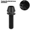 8mm Cycling Tapered Head Bolt Screw Fastener with Washer for Mountain Bike