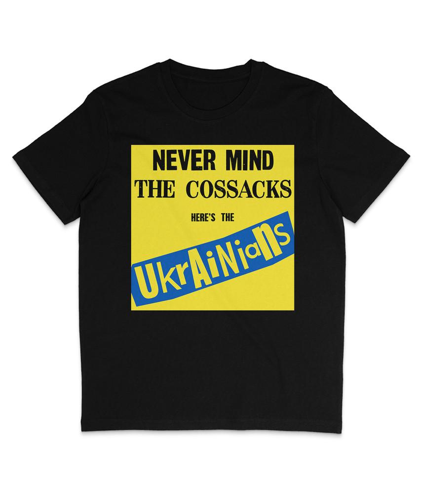 

Never Mind The Cossacks - Square - Black - Organic T-Shirt - Ukraine - Punk S