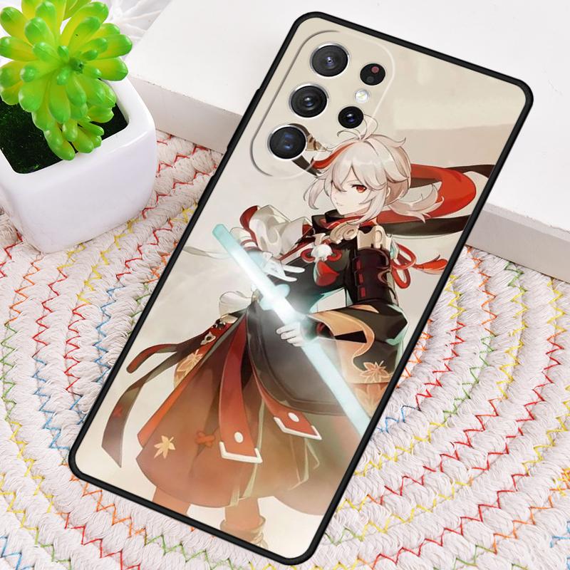 Kaedehara Kazuha Genshin Impact Silicone Phone Case For Samsung Galaxy note 10 pro S26 S25 S24 S23 S22 S21 Plus S25Ultra Cover