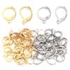 20pcs/lot Hypoallergenic Stainless Steel Ear Hooks French Lever Back Earring Round Hook Ear Wire Earrings For DIY Jewelry Making