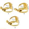 A1A2 Brass Saxophone Fastener Clip Alto Tenor Soprano Sax Ligatures Fastener Cap for Saxophone Clarinet Bakelite Mouthpiece