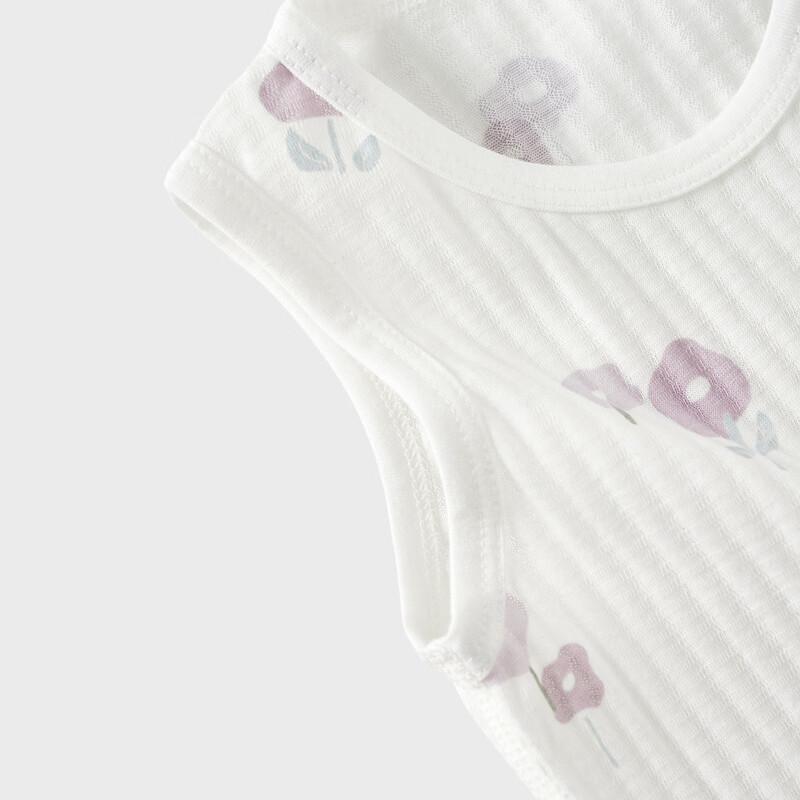 TONGTAI Baby Sleeveless Pure Cotton Bodysuit