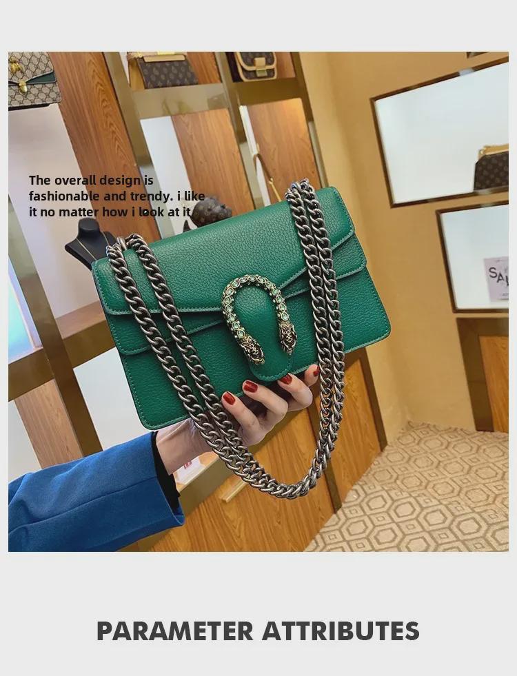 2024 Γυναικεία Τσάντα Ώμου Ταχυδρόμου Dionysus από Γνήσιο Δέρμα Ρετρό