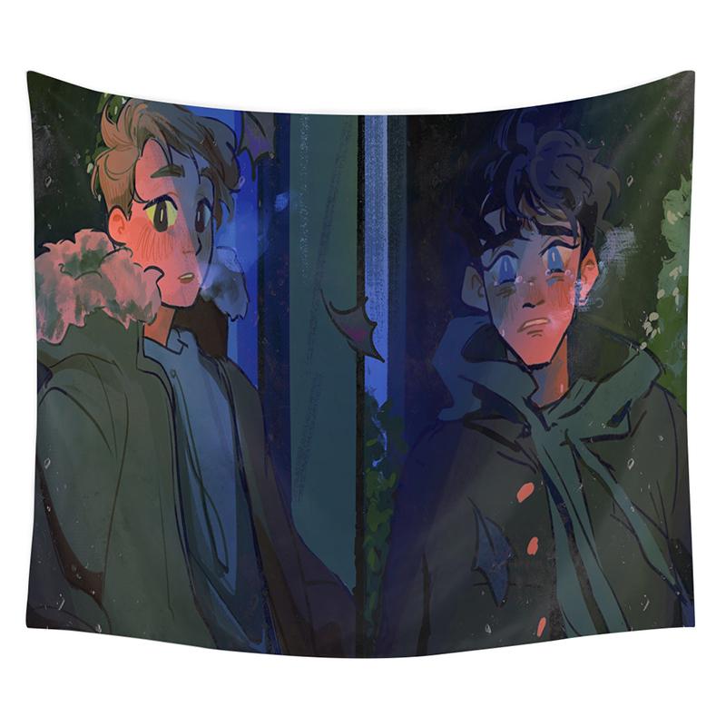 Украшение дома молодежный мультяшный персонаж печать поли поэзия польский Гобелен — фото 11