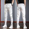 Men's Slim-Fit Quick-Dry Harem Sweatpants with Laces for Spring & Autumn