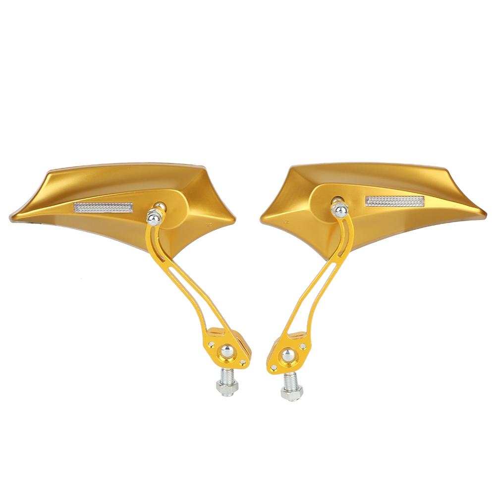 A Pair of   Motorcycle Motorbike Modified Accessories Rear View Rearview Mirror(Black)