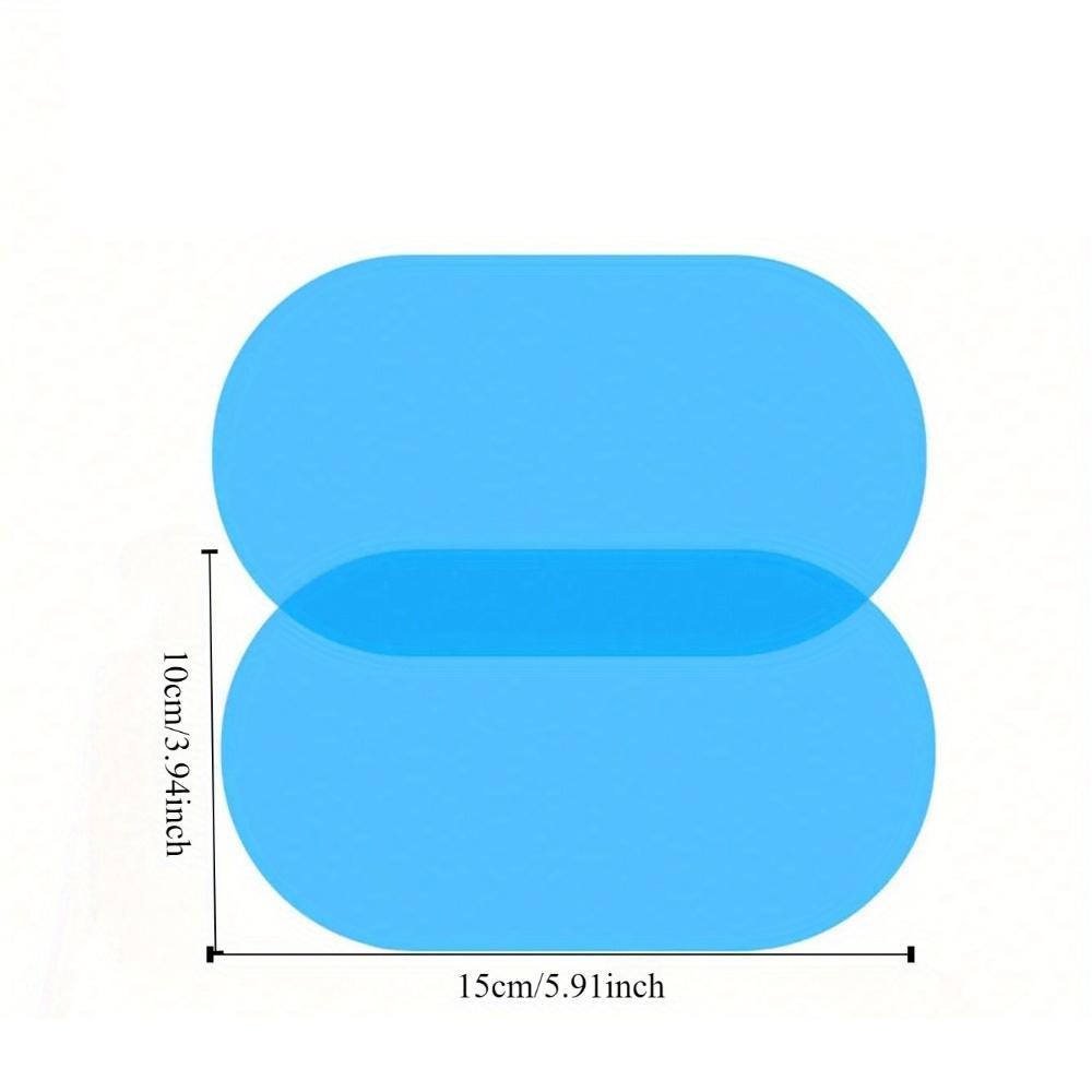 

2 шт. Защитные наклейки на зеркала из ПЭТ с защитой от запотевания, водонепроницаемые, с защитой от дождя, для четкого обзора, для боковых зеркал автомобиля, аксессуар для экстерьера автомобиля