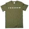 Men's Freedom CK T-shirt Charlie Kirk RIP Conservative Pro USA Christian Tee