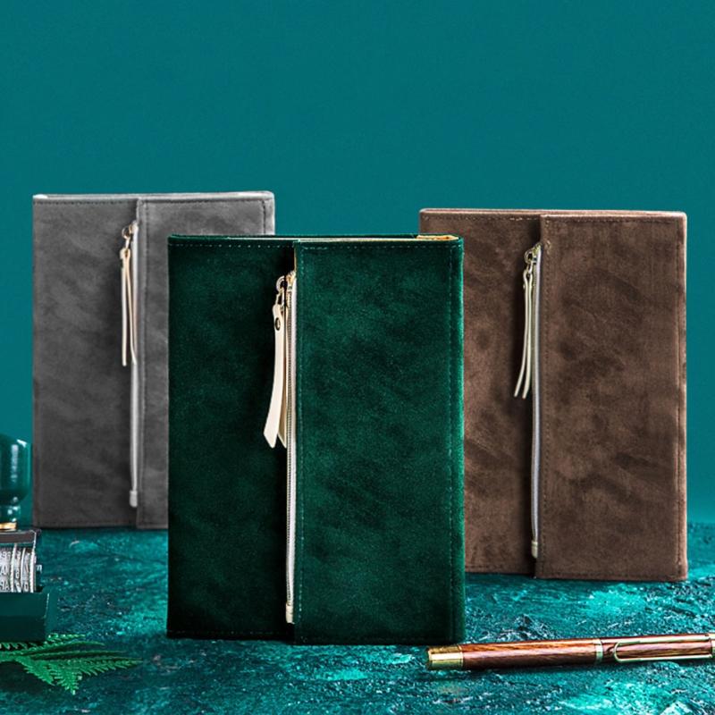 Buy B6 Innovative Trifold Notebook Suede Diary Notepad Traveler