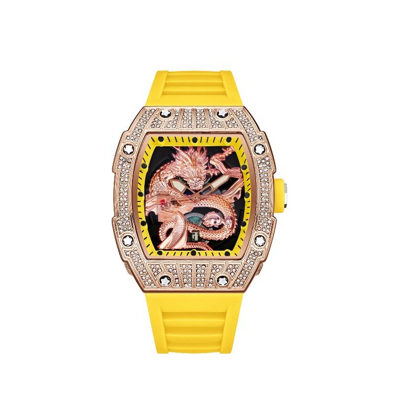 Dial Men's Watch Richard Series National Tide Wind Great Wall Dragon Luminous Calendar Student Watch Quartz Men's