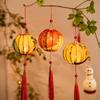 Handmade Lantern DIY Kit Glowing Cloth Orange Traditional Mid Autumn Lantern Perfect Festival Gift for Toddlers Kids
