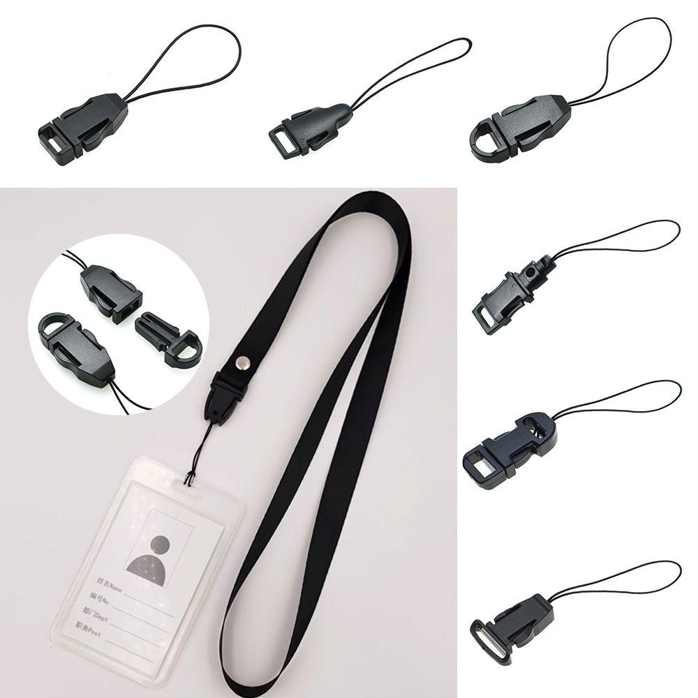 

10 Pcs/Pack DIY Hand-Woven Key Ring Anti-lost ID Card Holder Mini Lanyard Accessories