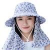 Women'S Sun Protection Visor Uv Protection Outdoor Work Hat Windproof Cycling Hat Tea Picking Hat