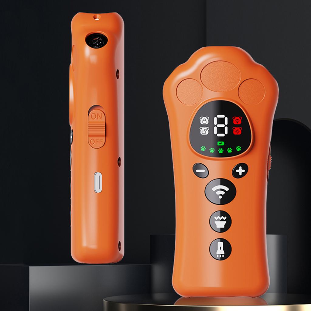 Dog Bark Deterrent Device Variable Frequency Portable Dog Training Device with LED Flashlight for Indoor Outdoor Use 4