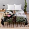 BLUE HEELER, CATTLE DOG Throw Blanket