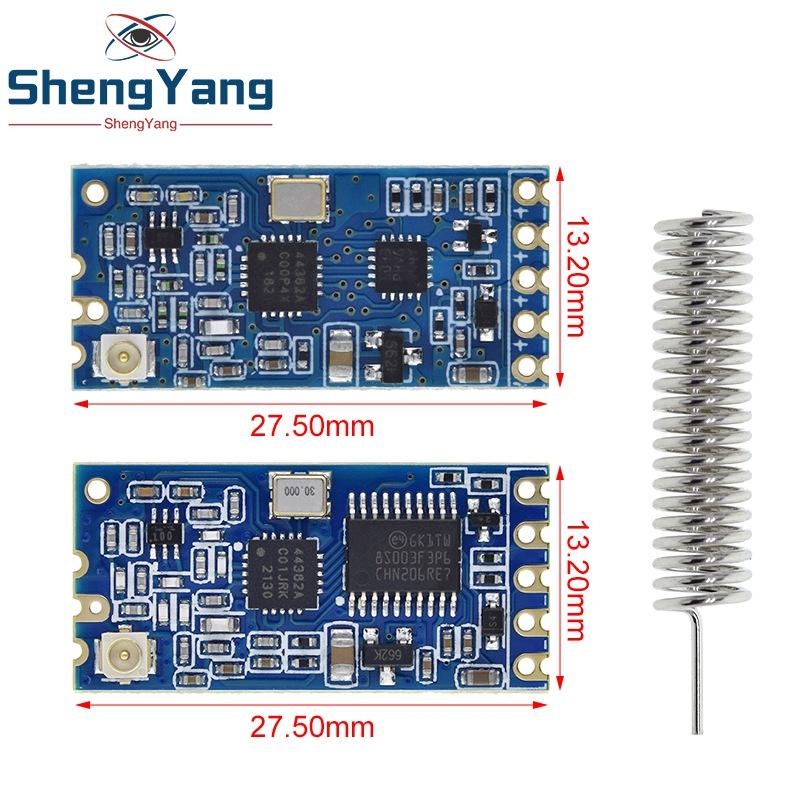 1/2/5pcs TZT 433Mhz HC-12 SI4463/4438 Serial Port Module 1000m
