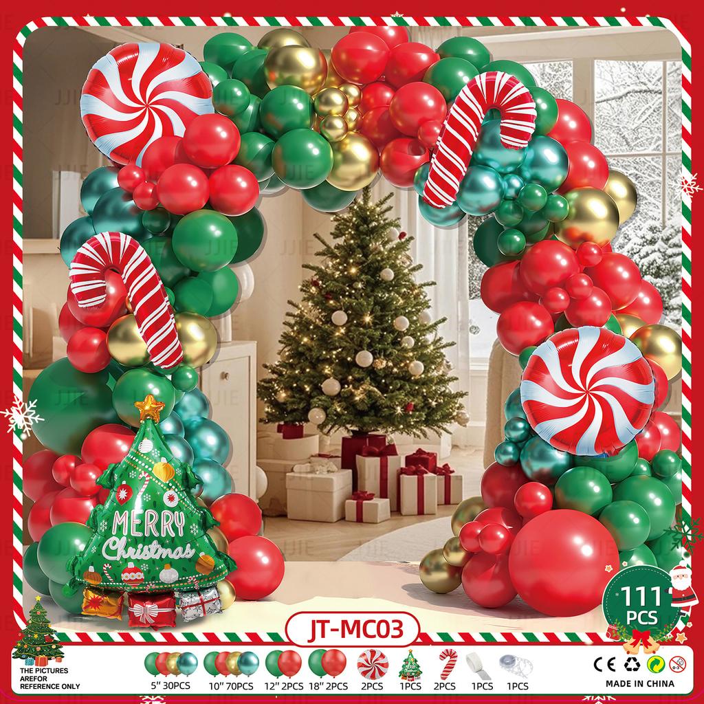 New Christmas New Year Balloon Set Family Mall Holiday Decoration Props Party Balloon
