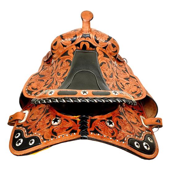 Western Premium Leather Horse Riding Trail Horse Saddle