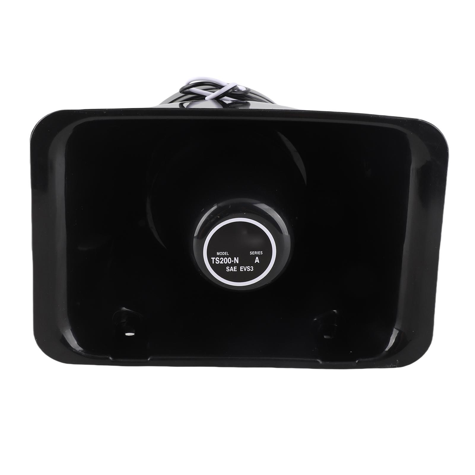 12V Car Horn , 200W Super   Warning Alarm Spker Work with System