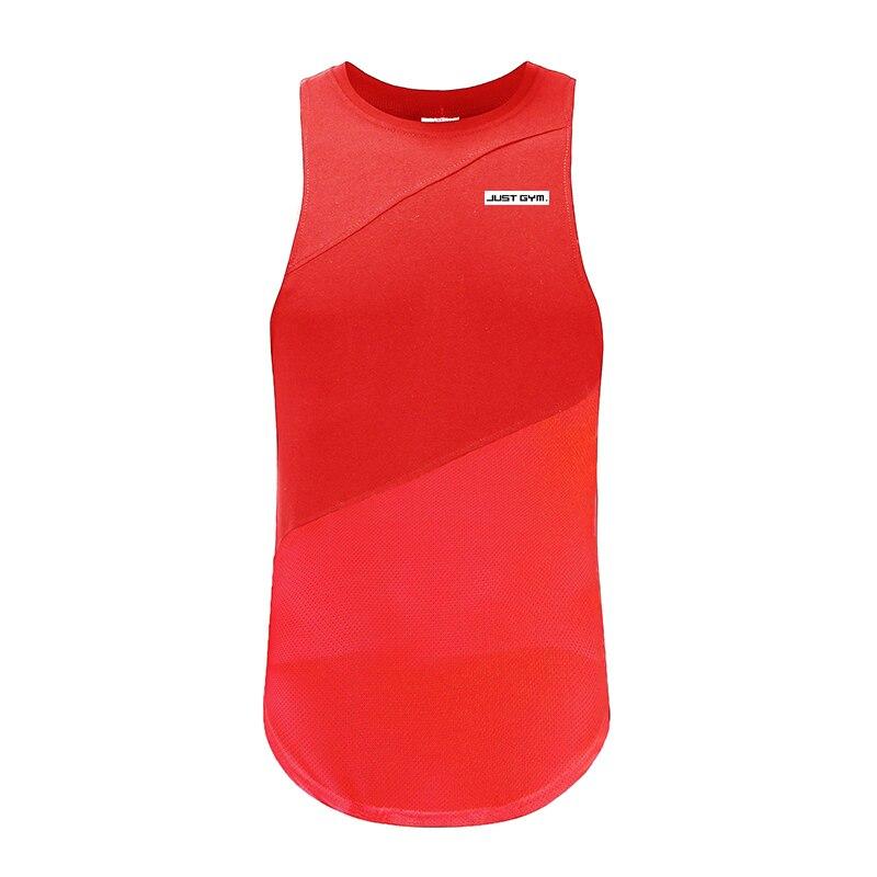 Muscleguys Men's Comfortable Breathable Gym Clothing Tranning Vest Sports Casual Tank Tops Fashion Bodybuilding Muscle Sleeveless T-shirt