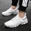 A Pair Of Men'S Shoes, Blade Shoes, Large Size Autumn Fly-Woven Mesh Student Sports And Leisure Running Shoes