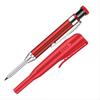 BHBL 2pcs 2.8mm Metal Solid Carpenter Mechanical Pencil with Holder Deep Hole Mechanical Marker Stand Pocket Clip Pencil Tool