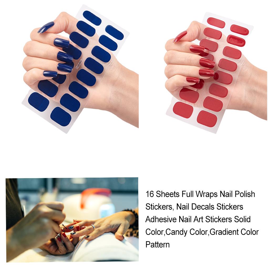 Nail Stickers Long-lasting And Fashionable Nail Art Deco Safe PVC Stickers For Nails Nail Wraps Simple And Easy, CS025